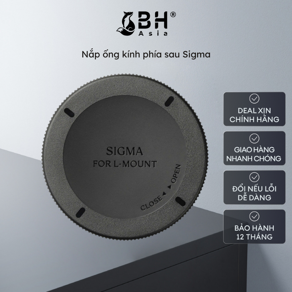 BH Asia – ฝาปิดเลนส์ด้านหลัง Sigma