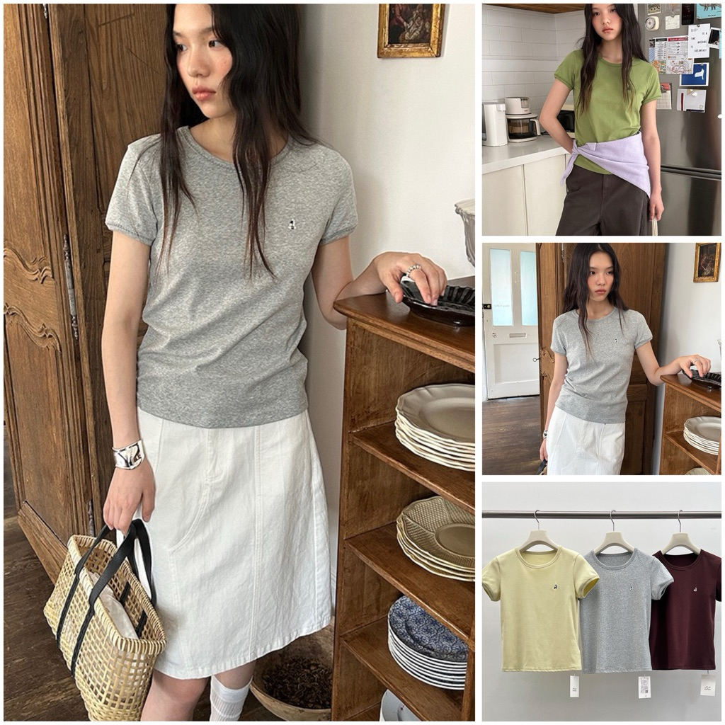 [Em.Cloud] CC Allo Fu 5287 เสื้อยืดคอกลมแขนสั้น