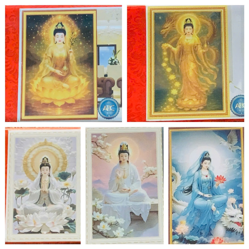 HA DOAN PAINTING SHOP เจ้าแม่กวนอิมพระโพธิสัตว์เพชรภาพวาด VS632 VS634 VS631 VS630 VS633 คุณภาพสูงของ