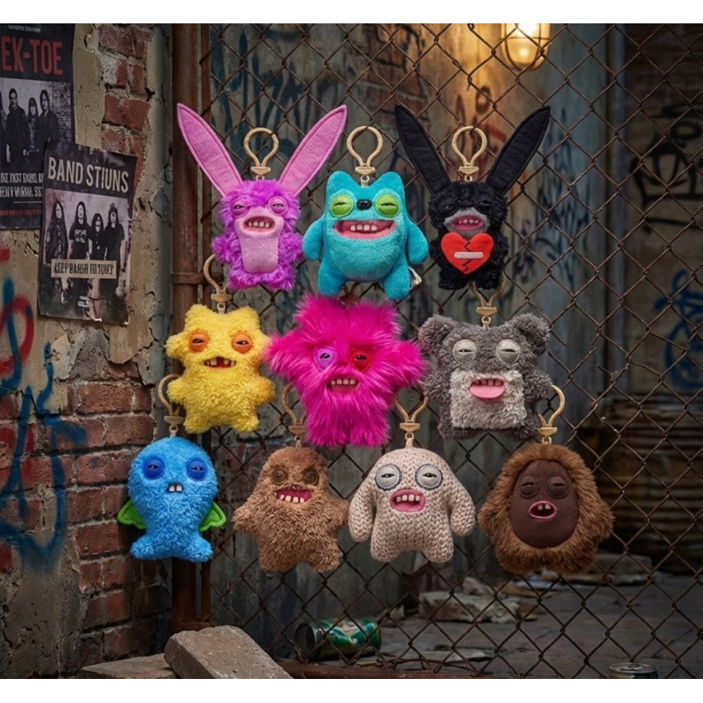 (ของแท้) พวงกุญแจ Fuggler • พวงกุญแจ Fuggler สัตว์ประหลาดน่าเกลียด