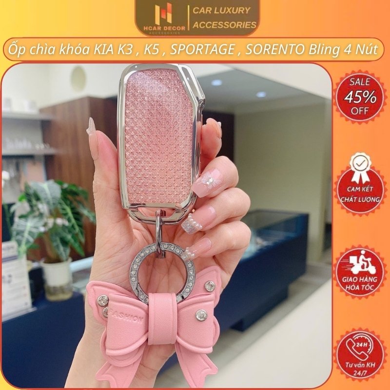 KIA SORENTO, SORTAGE, K3, K5 Blink Blink Key Case - KIA K3, K5 คุณภาพสูง TPU Key Case