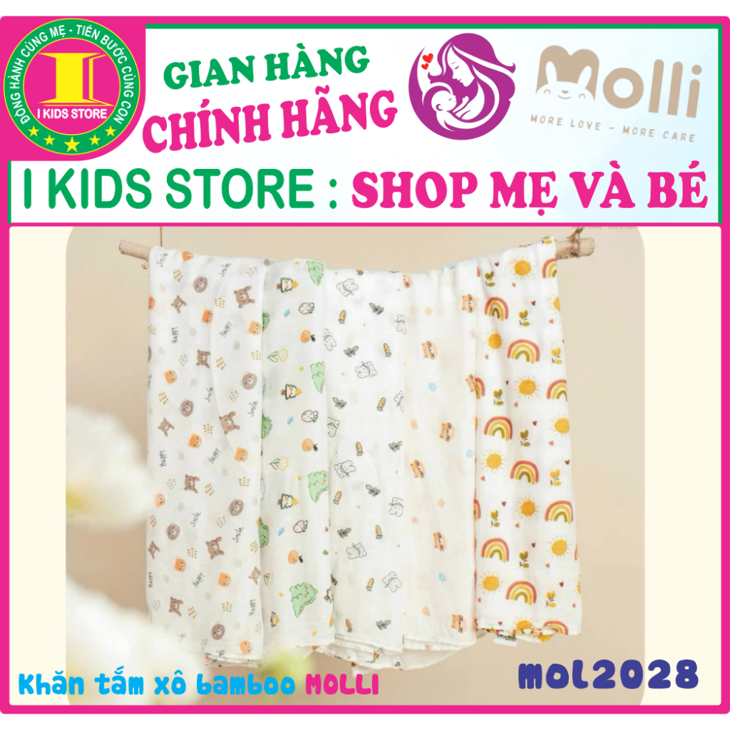 ผ้าเช็ดตัว Premium Bamboo Molli Bucket - MOL2028 (หลายรุ่น)