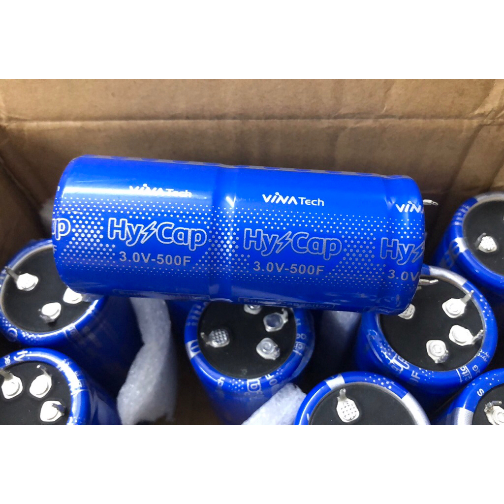 Hycap Korea 3V 500F Super Capacitor ขนาด 35x82 พีค 230A