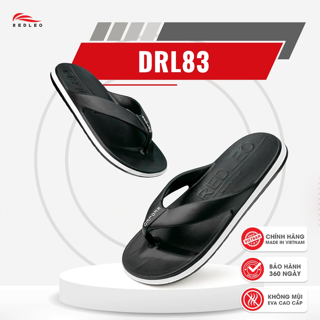 REDLEO Active รองเท้าแตะผู้ชายขึ้นรูปชิ้นเดียวจาก Virgin EVA นุ่ม ไม่มีกลิ่น ไม่หย่อนคล้อย RL83