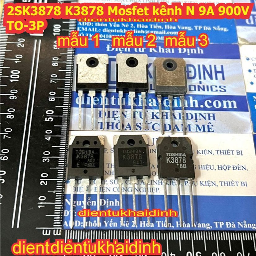 2SK3878 K3878 N-channel Mosfet 9A 900V TO-3P kde4911