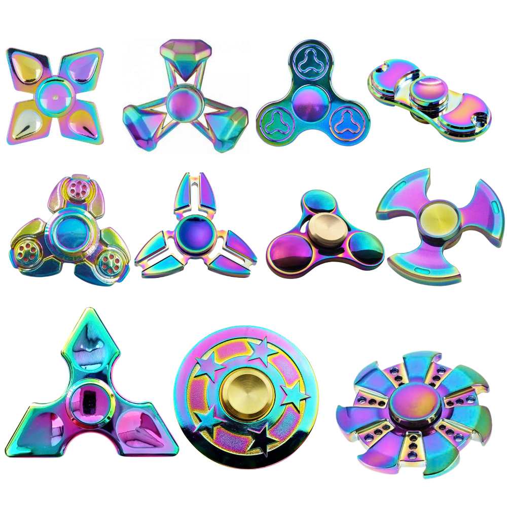 (METAL SPINER)โลหะผสมสังกะสี Fidget Spinner ของเล่นคลายเครียดที่ไม่มีที่สิ้นสุด