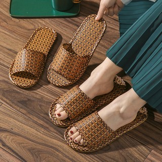 ❌Free Ship❌ Dép cói mây làm bằng tre tự nhiên hút ẩm, siêu bền, siêu nhẹ, chống trơn trượt 2273