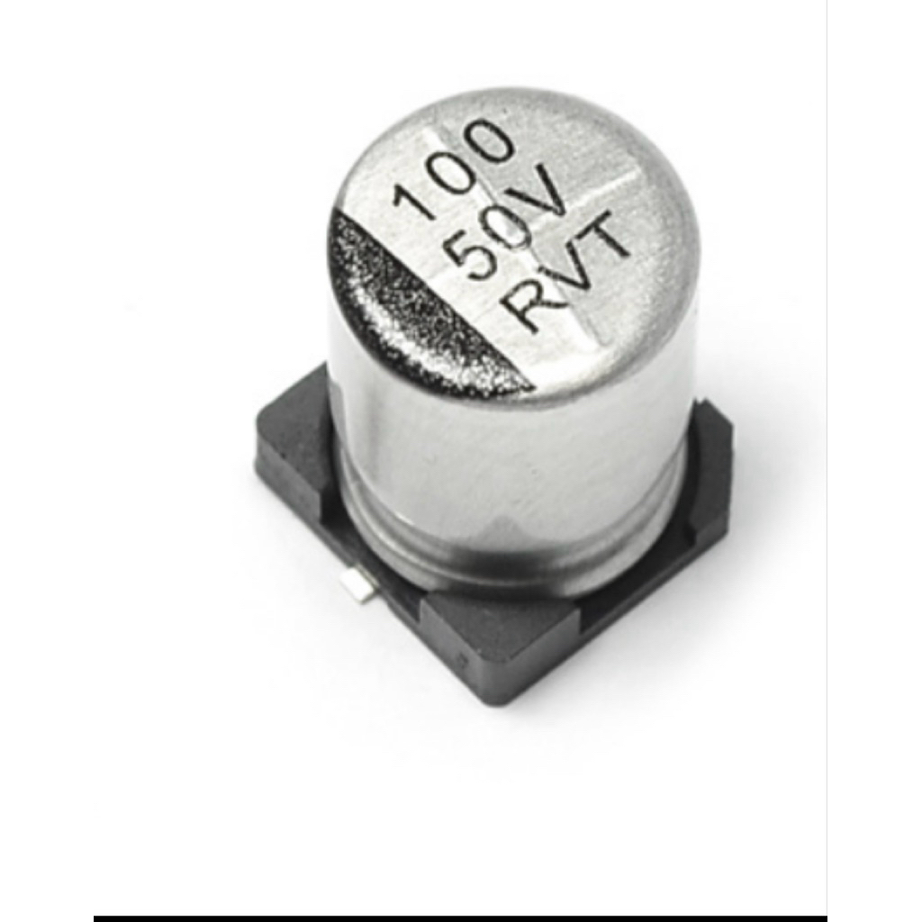 คาปาซิเตอร์ 100uf 50v 10*10 mm Car (คอมโบ 5 คาปาซิเตอร์)