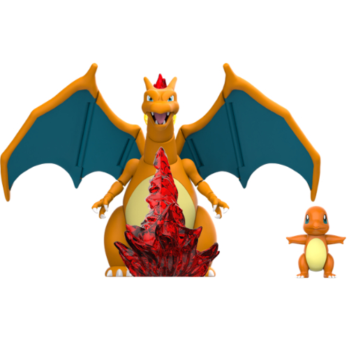 (ของแท้) โมเดลตกแต่งโปเกมอน - Charmander & Charizard - Keepplay - PP04