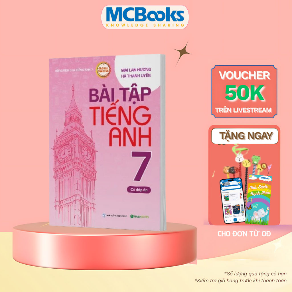 หนังสือ - แบบฝึกหัดภาษาอังกฤษ 7 Global Success - Mai Lan Huong