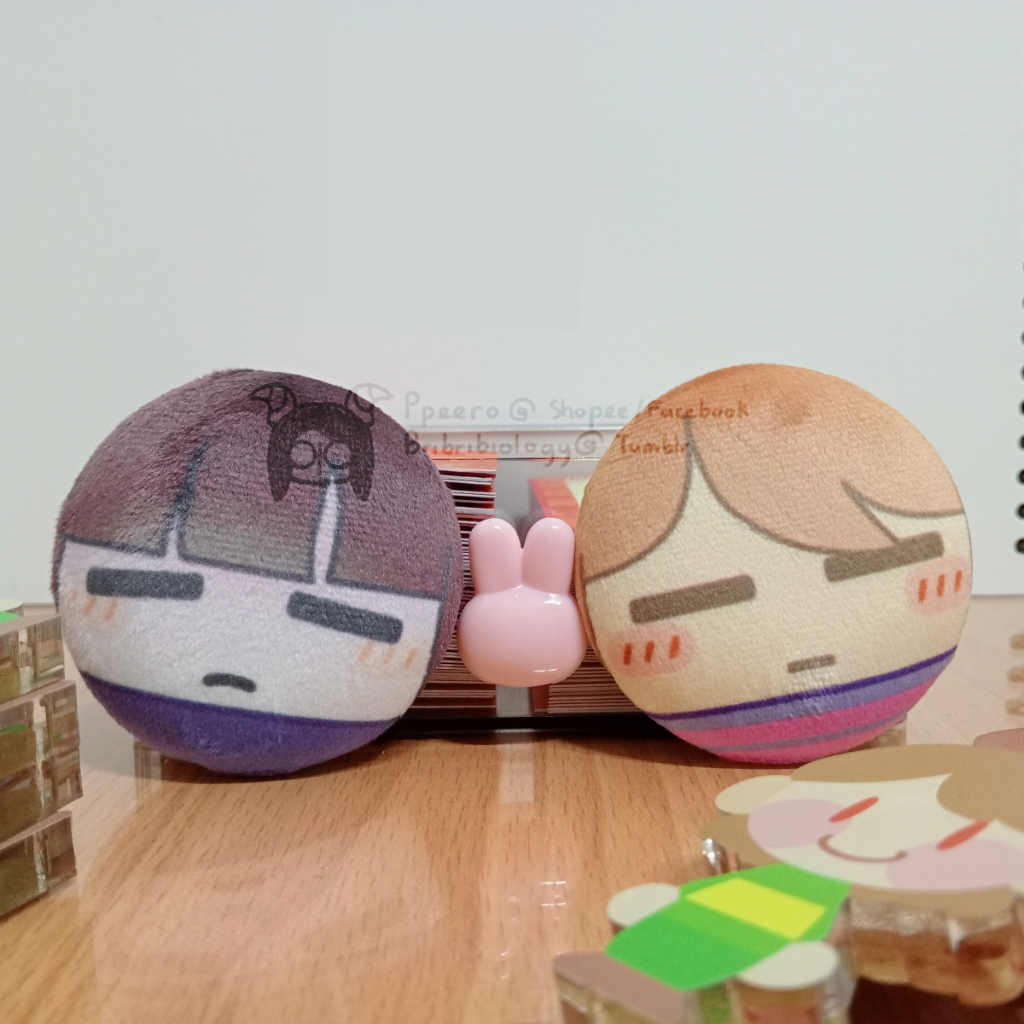 ป้ายตุ๊กตา ป้ายผ้าฝ้าย Frisk Undertale และ Aliza Horrortale