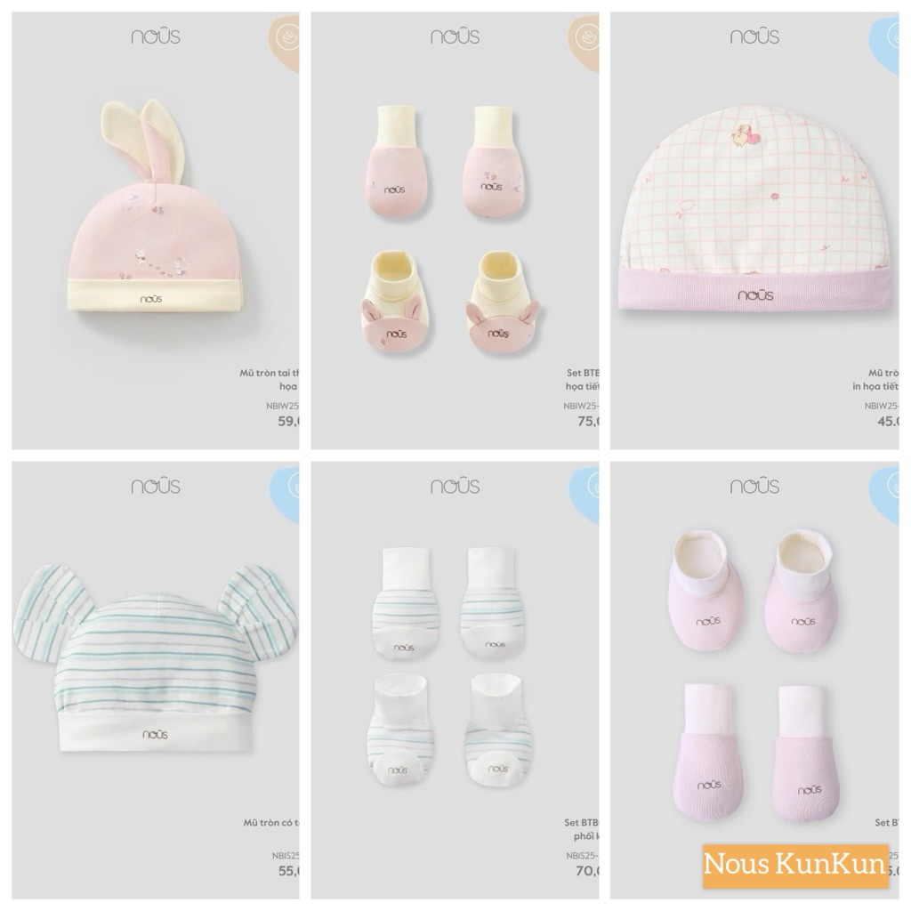 {Nous} อุปกรณ์เสริมถุงมือและหมวก Nous