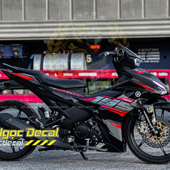 สติ๊กเกอร์ถอดได้ 155 สําหรับ Exciter 155 Ex155 สี Glossy Black