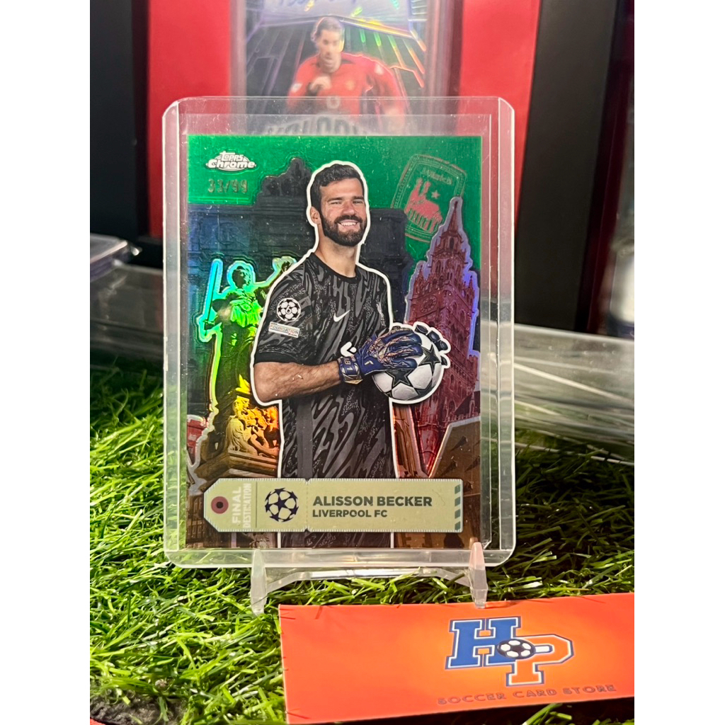 การ์ดฟุตบอล Allison Becker /99 Topps Chrome UCL 2024/25