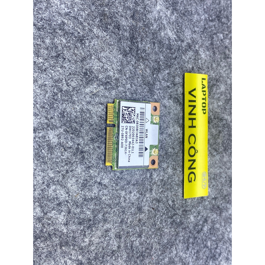 การ์ด Wifi Ar5b225 Dell inspiron N3520 N50 N504050 แล็ปท็อปถอดประกอบ