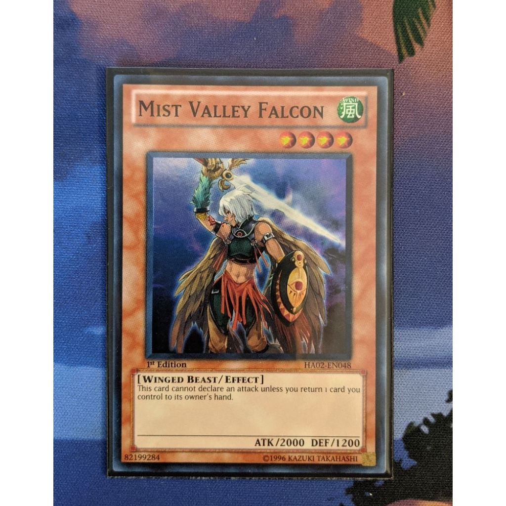 การ์ด Mist Valley Falcon - HA02- EN048 - รุ่นที่ 1 Super Rare