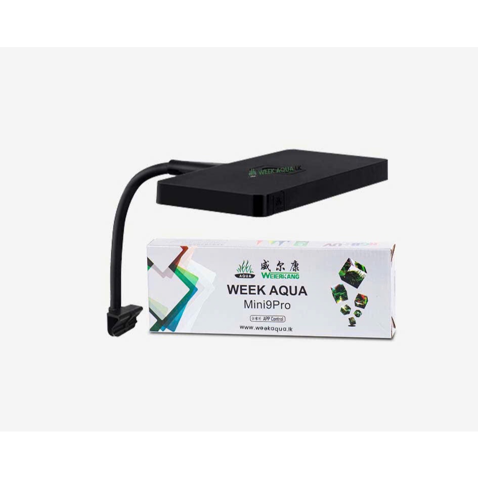 Week Mini 9 Pro Light - RGB UV Led - ปรับแอพ - สําหรับตู้ปลาขนาดเล็ก นาโน นาโน นาโน