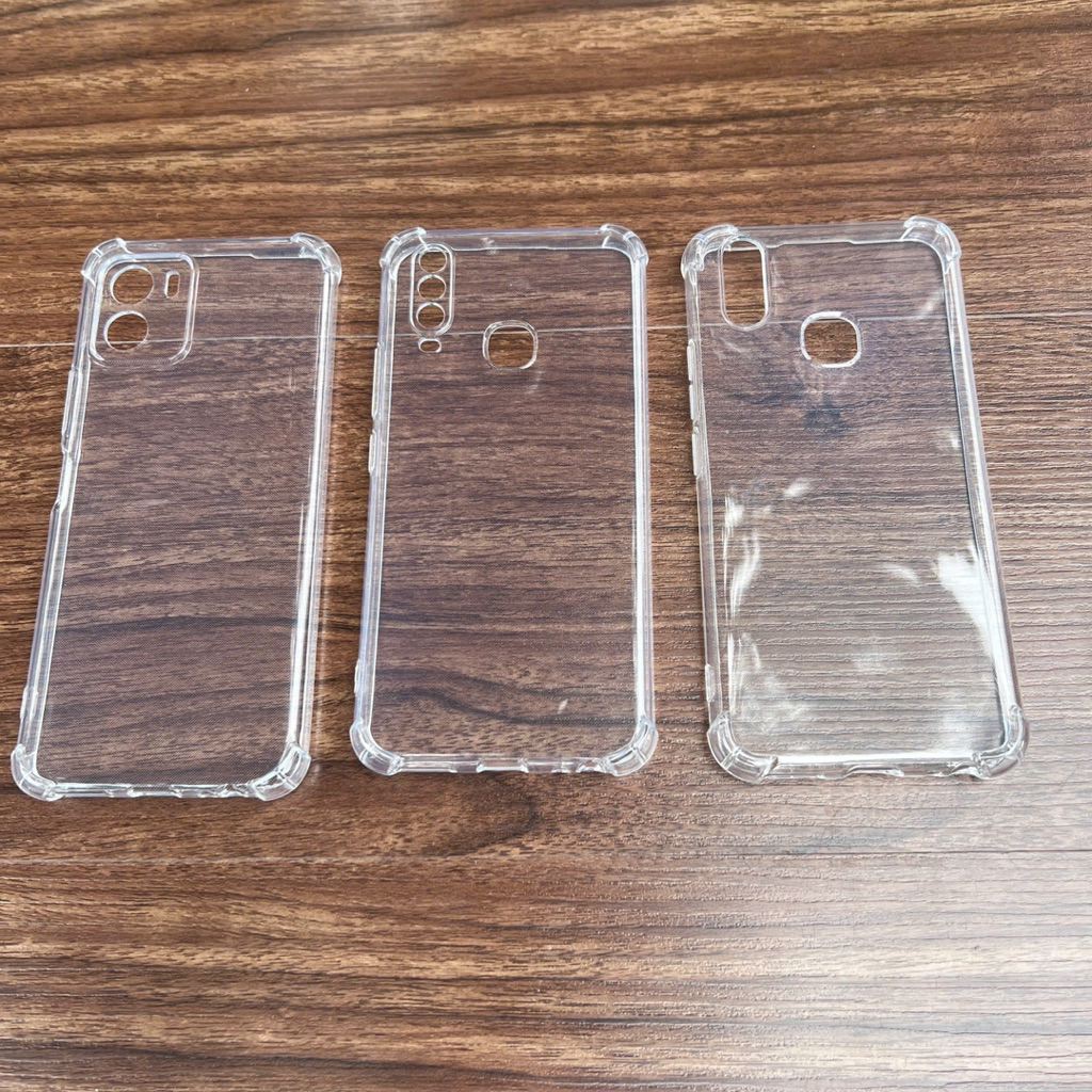 เคส Vivo Y01/ Y3/ Y3S 2020/ Y10/Y11/ Y12/Y15/Y15S/ Y15A/ Y17/U3X/ U10 ซิลิโคนใสและทนต่อแรงกระแทก 4 ม