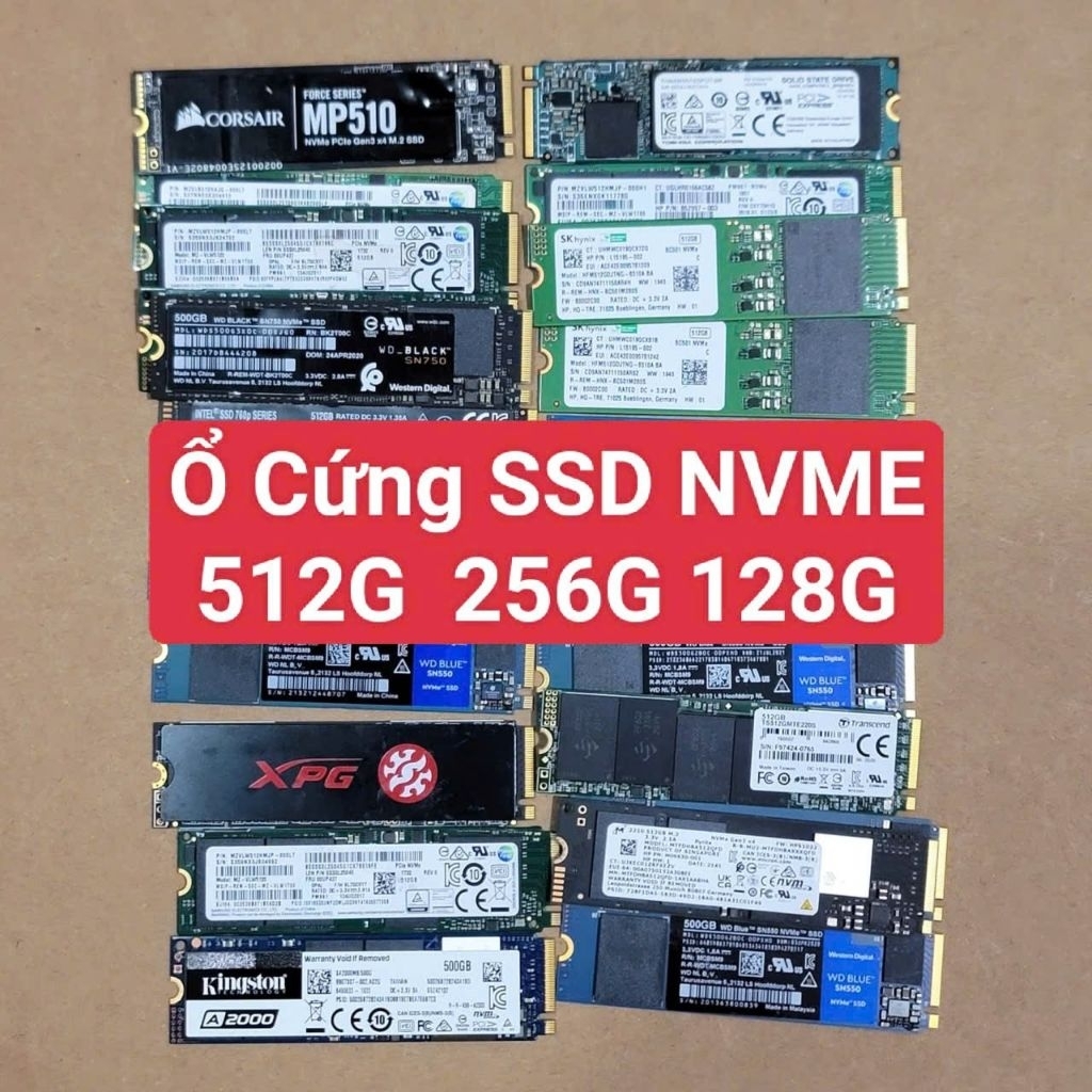SSD NVME 128 240 256 500 512G NVME. ติดตั้งล่วงหน้า Win 10 Pro