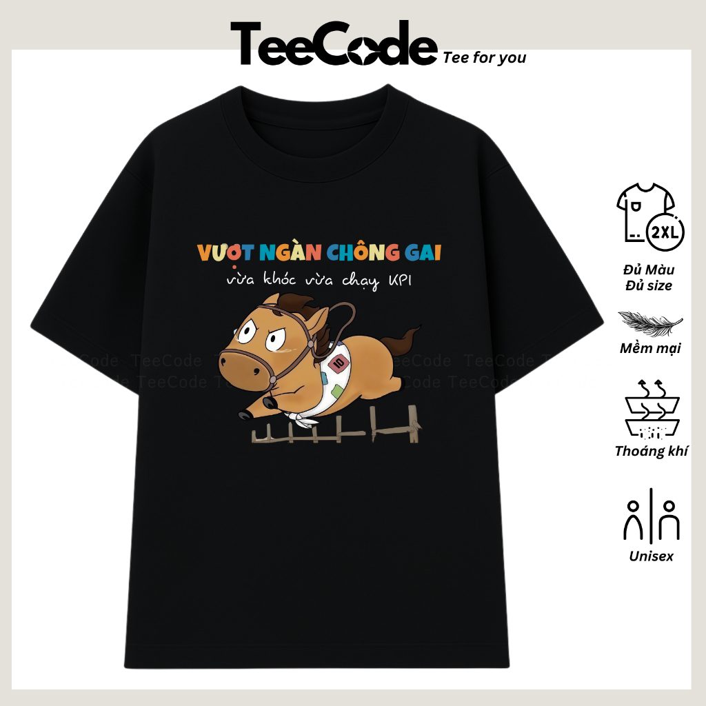 Ghost เสื้อยืดร้องไห้ While Running KPI ตลก Unisex หลวมรูปแบบรอบคอแบรนด์ท้องถิ่น Teecode