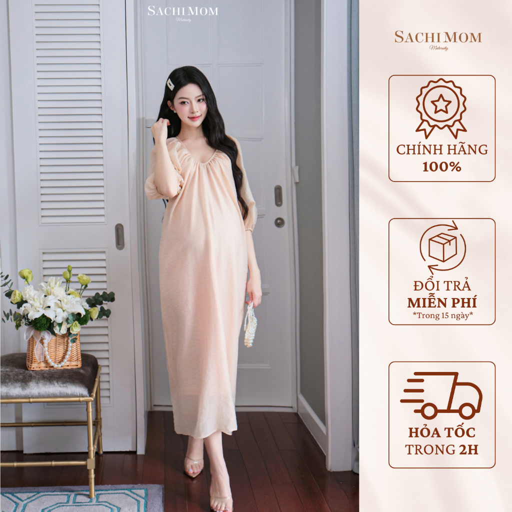 SACHIMOM Gown DRESS - PUMI DRESS ทรงตรง