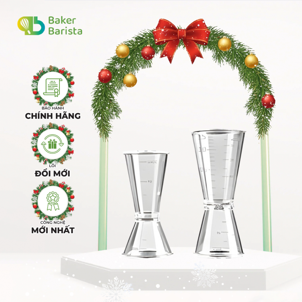 Jigger ถ้วยตวงพลาสติกสําเร็จการศึกษา 10/20ml และ 20/40ml