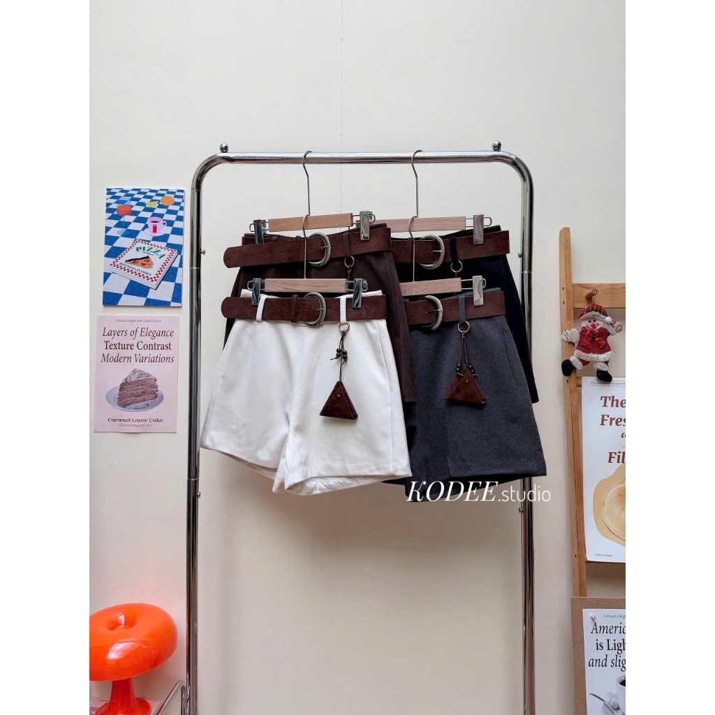 กางเกงขาสั้น Sleek - Q6655