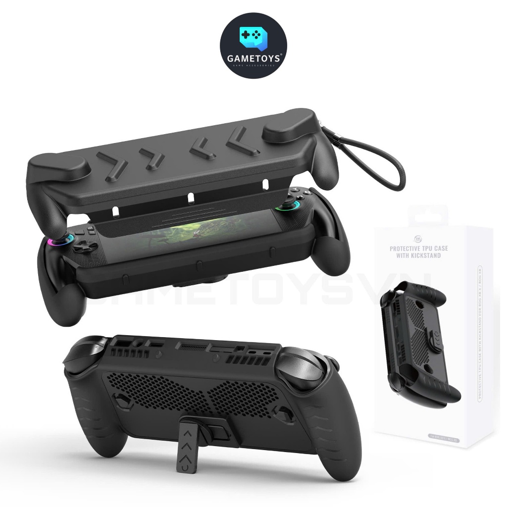 ชุดขาตั้งหลังและฝาหน้าของแท้สําหรับการปกป้องที่ครอบคลุม (JYS) สําหรับ ROG XBOX ALLY X/XBOX ALLY