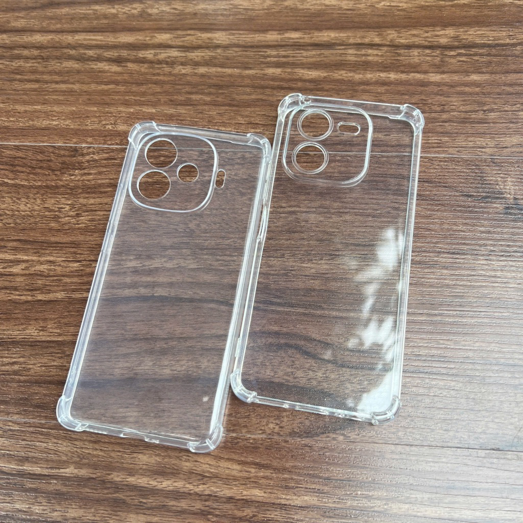 เคส Vivo IQOO Z9 5G/ IQOO Z9X 5G/ IQOO Z9 Turbo 5G ซิลิโคนใสและทนต่อแรงกระแทก 4 มุม