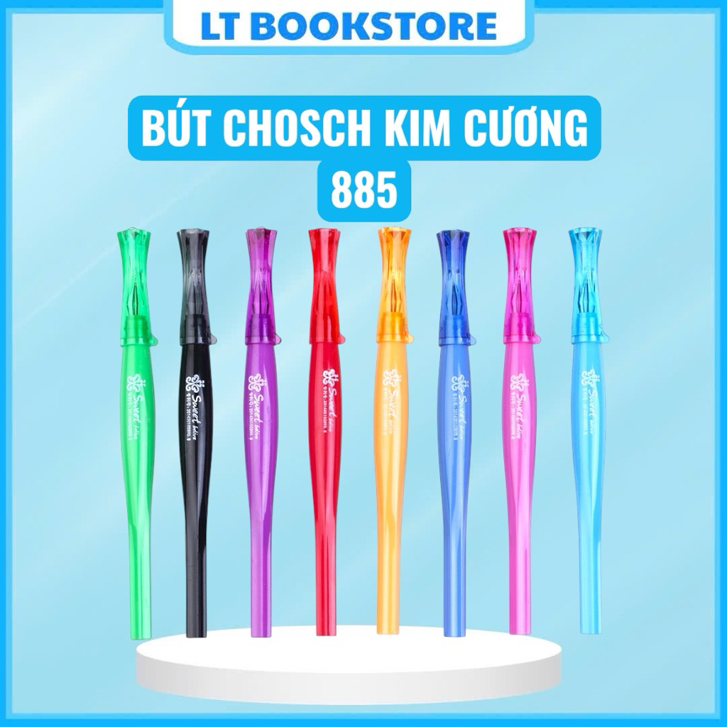 Combo 6 Chosch Sweet Belive CS-885 Diamond Gel Pens หลากสี - LT Store