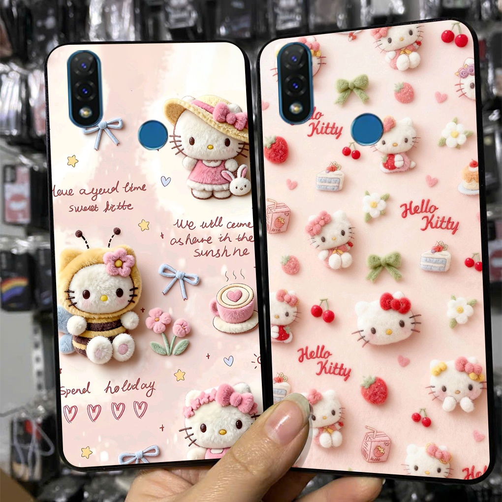 เคสสําหรับ vsmart Joy 2 Plus / Joy2+ พิมพ์ลายแมว hello น่ารัก