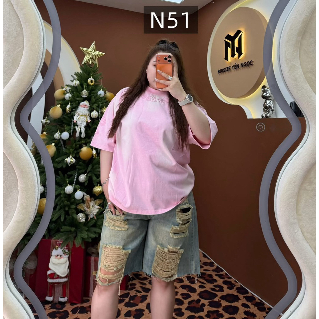 Ragged PANTS M4016(N51) กางเกงแฟชั่นสตรี bigsize - bigsize เยนนเงิน 55-85kg