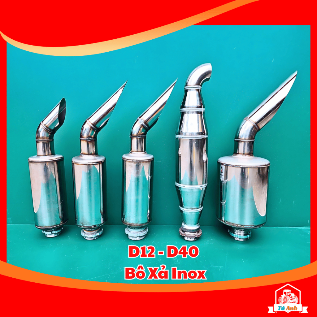หม้อไฟสแตนเลส, ท่อไอเสียสแตนเลส D12 -D40 Generator, Tu Anh อะไหล่การเกษตร, อะไหล่เครื่องยนต์
