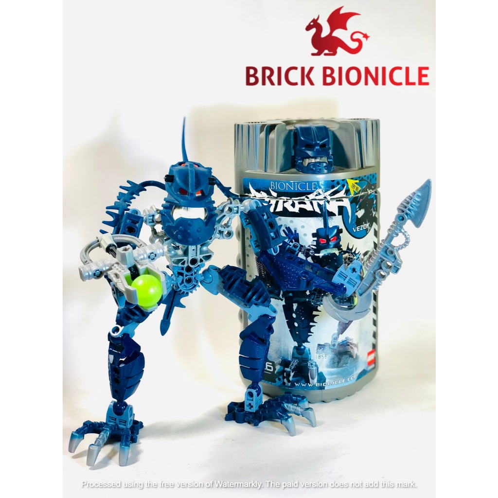 LEGO BIONICLE - BIONICLE PIRAKA ASSEMBLY TOY - 89002 Vezok