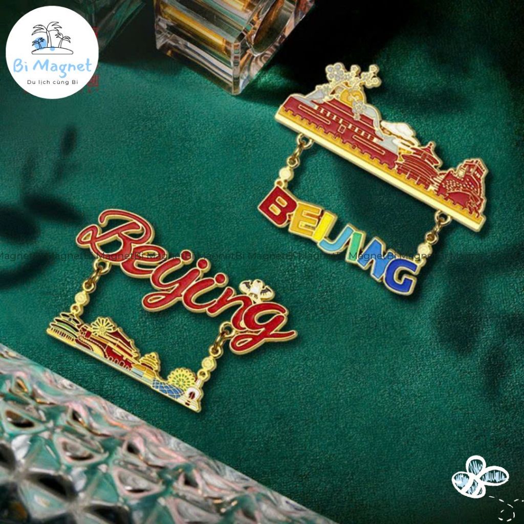 [AVAILABLE] Magnet Metal Beijing Beijing Charm ของที่ระลึก China Travel