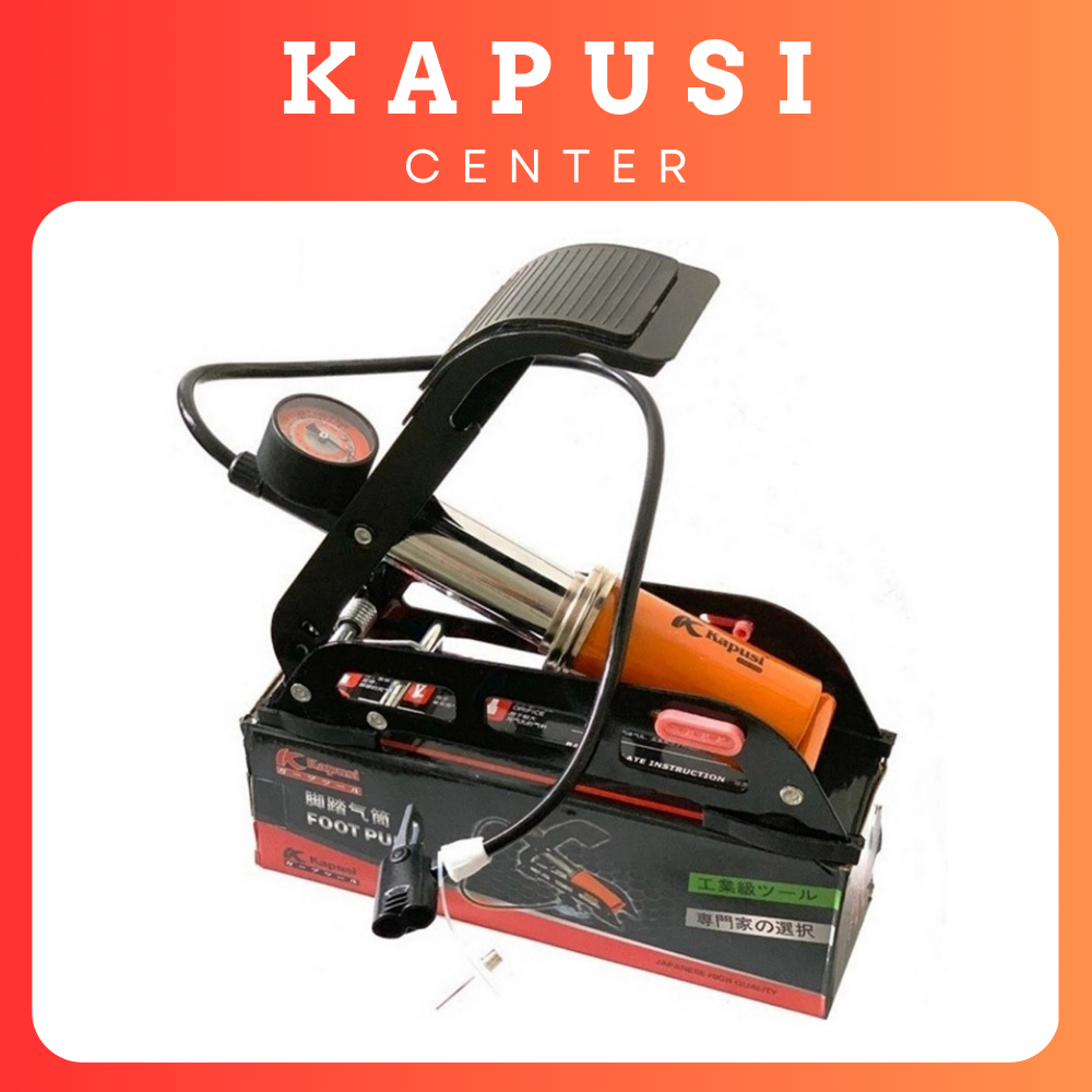 [ใหม่] KAPUSI K-3037 1-TUBE AIR COMPRESSOR PUMP - 7kg/cm3 - สินค้าของแท้