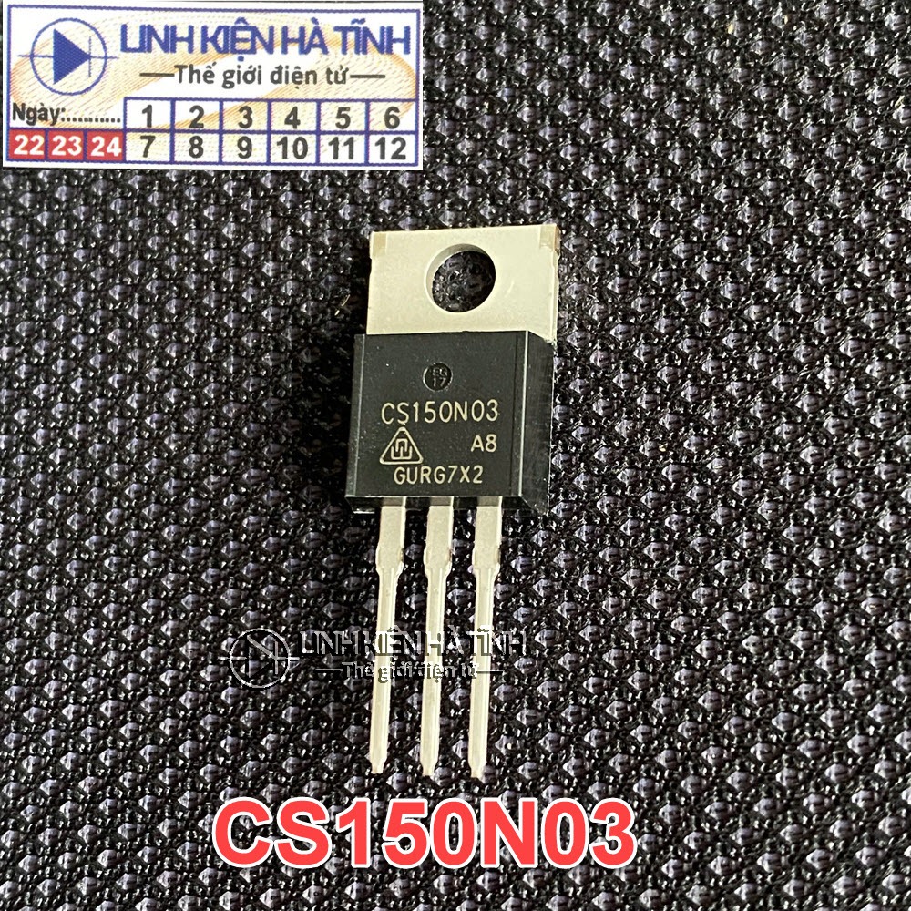 กระเป๋า 4 CS150N03 A8 150N03 N-channel Mosfet 150A 30V TO220 -AI14