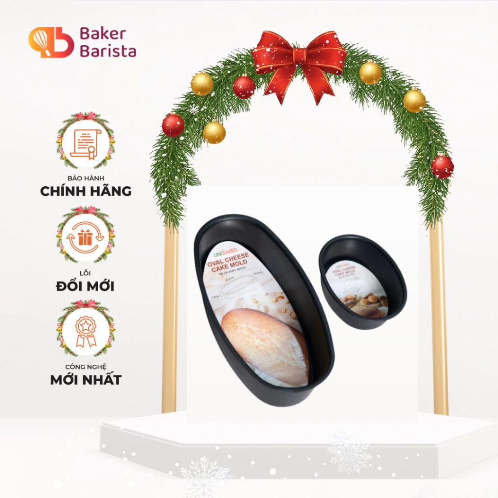 Unibaker MK295 ขนมปังดอกเบญจมาศแม่พิมพ์รูปไข่ไม่ติด