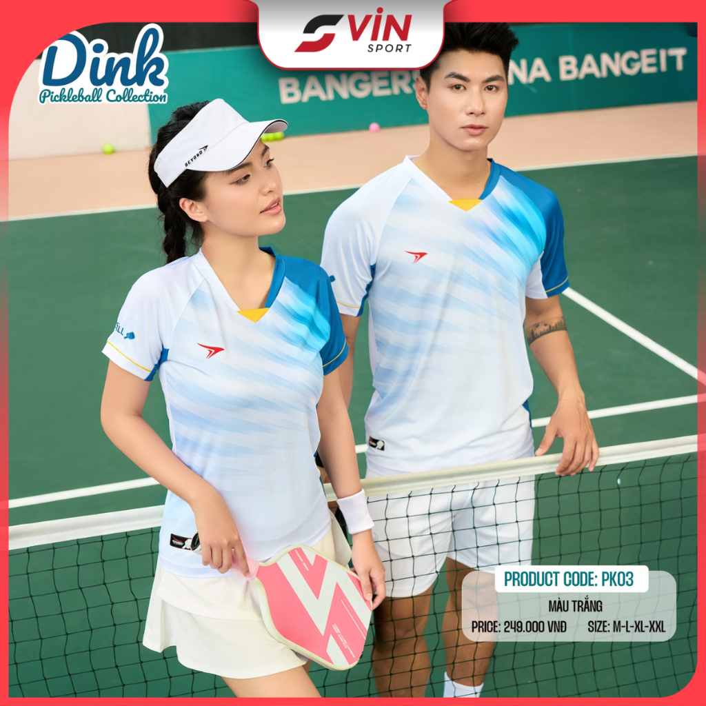 Beyono PK03 เสื้อโปโลกีฬาผู้ชาย/หญิง - Vin Sport