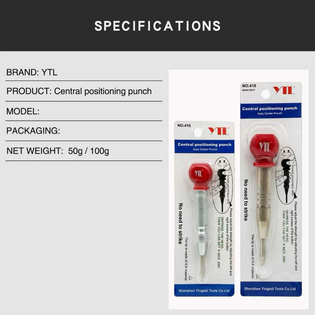 ปากกาแสดงผลอเนกประสงค์ YTL สําหรับประทับใจบนวัสดุทั้งหมด