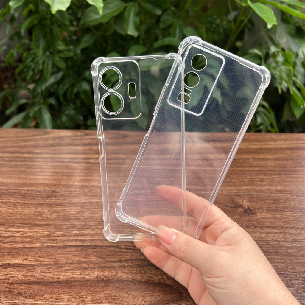 เคส Vivo Y76 5G/ Y76S 5G/ Y77 5G/ Y77E 5G ซิลิโคนใสและทนต่อแรงกระแทก 4 มุม