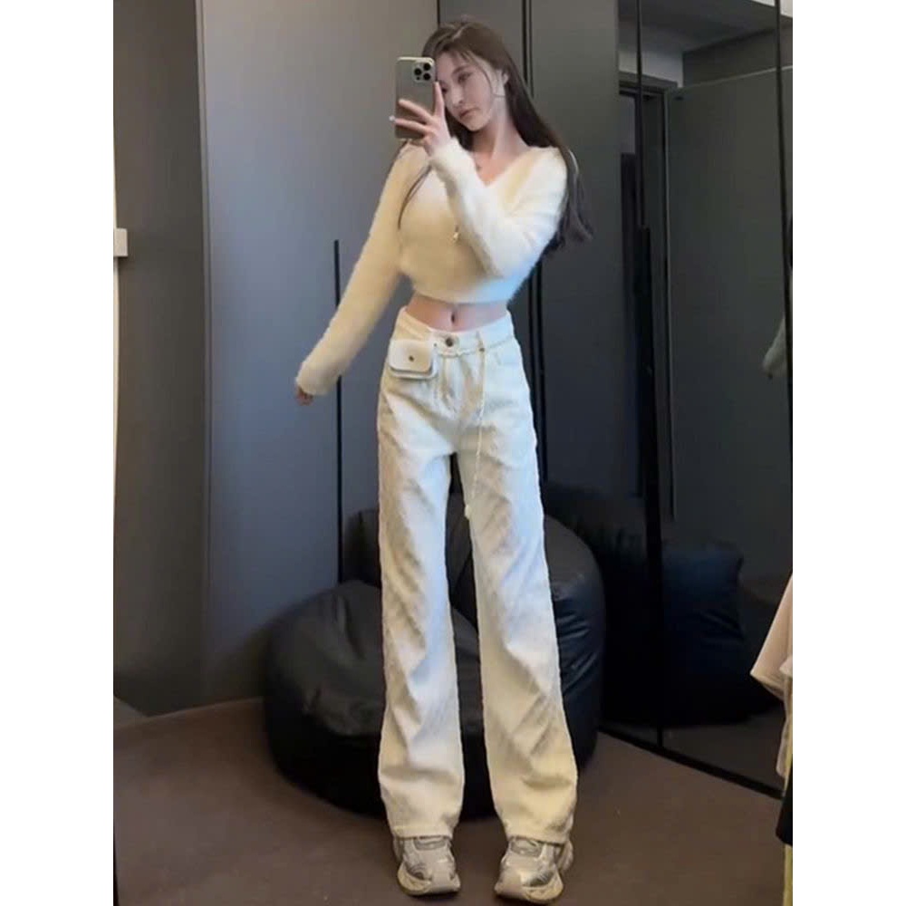 GQ020 EUROPEAN STYLE กางเกงยีนส์ผู้หญิง STAND-UP 2025 – LUXURY LADY