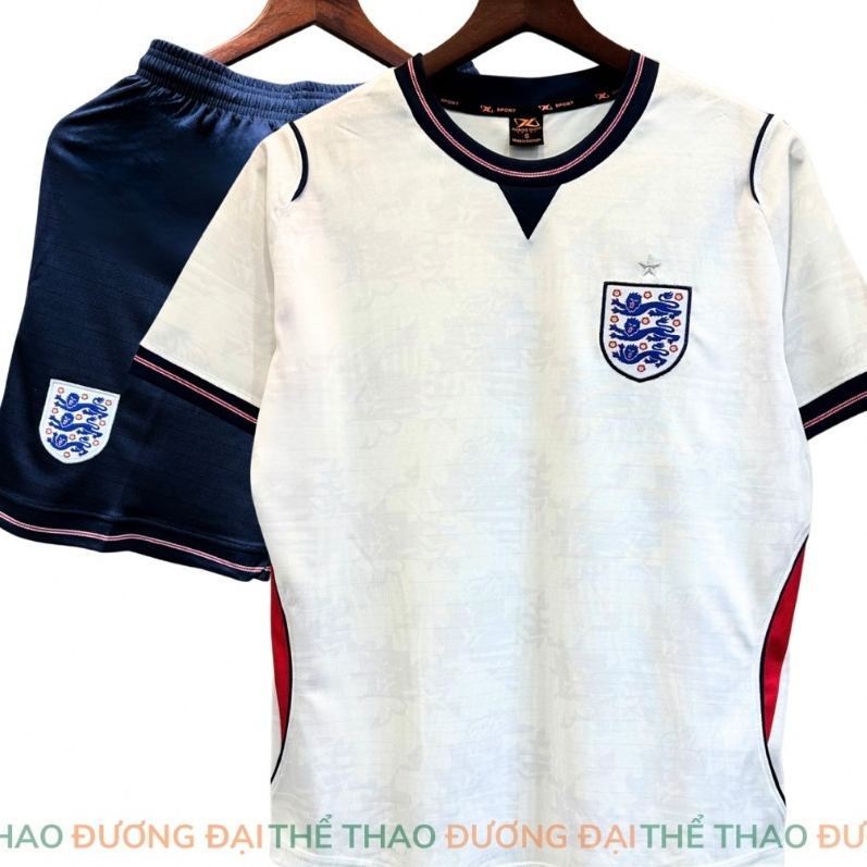 [Painn] England WC26 Football Kit เสื้อยืดงาระบายอากาศสีขาว