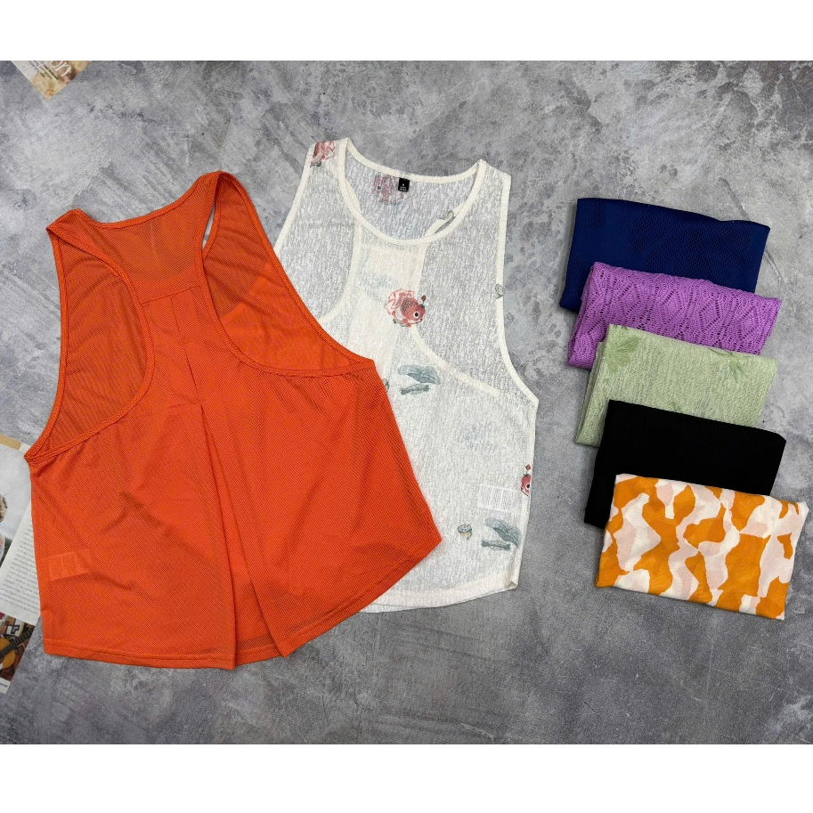 เสื้อกล้ามโยคะยิมตาข่ายขนาดใหญ่ของผู้หญิงบางและเบา คอนซีลเลอร์ V2 อย่างดี ร่วมมือง่าย - H37345