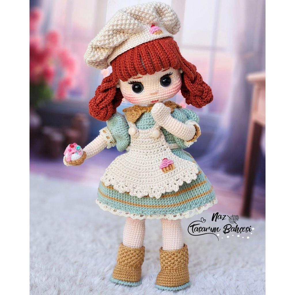 (ไฟล์ PDF) แผนภูมิคําแนะนําในการถักโครเชต์ตุ๊กตา Naz เวียดนาม