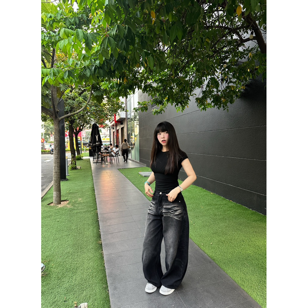 Wash PREMIUM Bacsic Curved Jeans 97-99cm (8162)