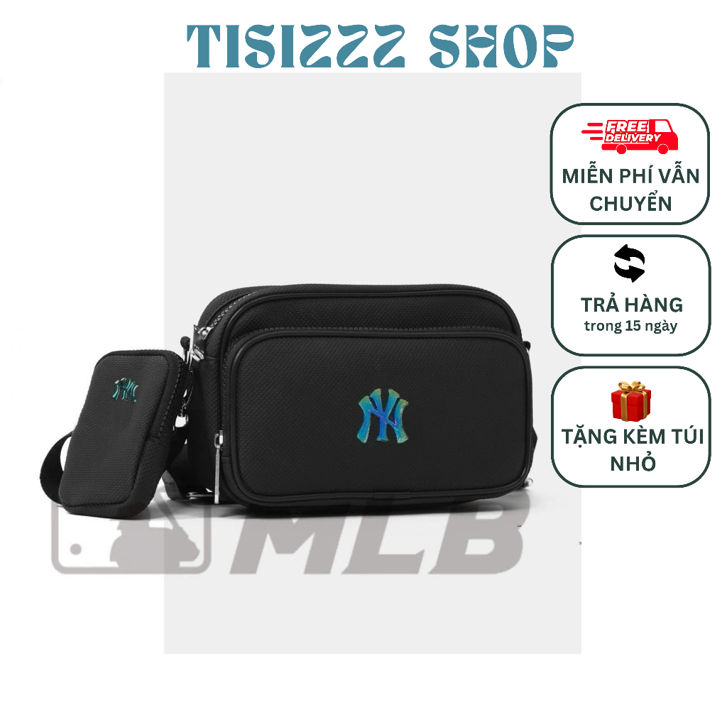 New York MLB Mens Tidy Small Fashion Crossbody Bag - หนังกันน้ํา