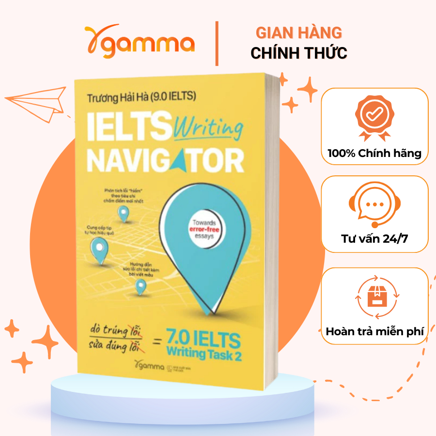 หนังสือ – IELTS Writing Navigator – กลยุทธ์การเขียน Task 2 Up 7.0+ (ชักไฮฮา – 9.0 IELTS) (แกมมา)