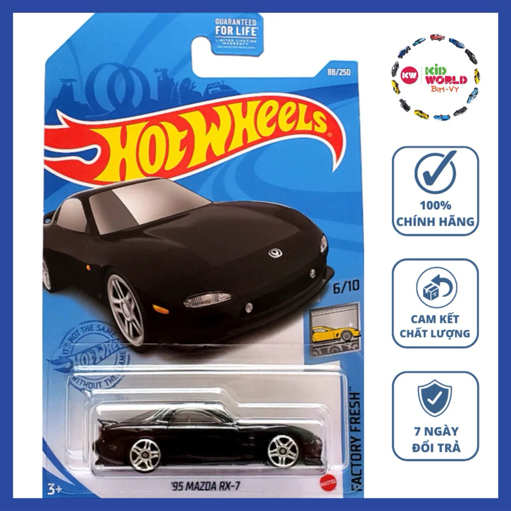 Hot Wheels basic 95 Mazda RX-7 GRY28 รถโมเดล