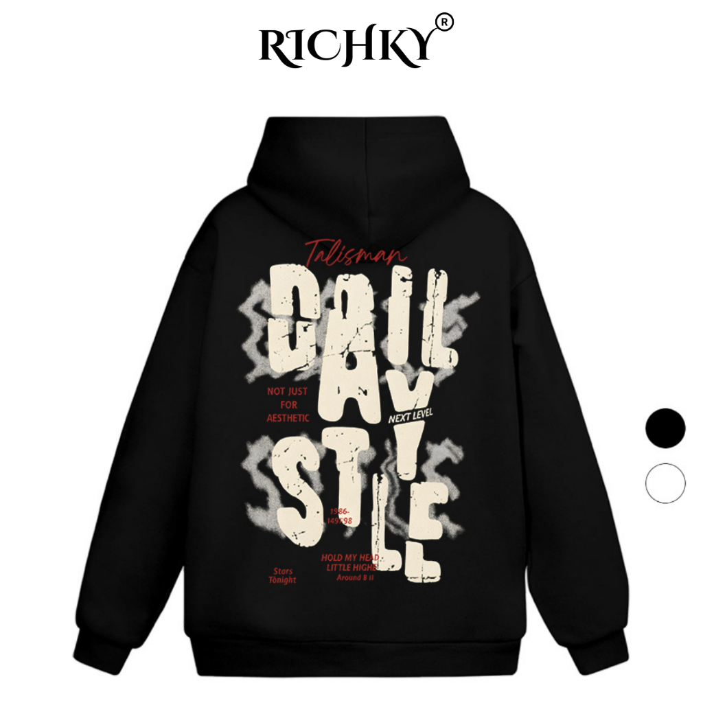Richky Luxury Premium Hoodie Grunge Daily Style Graphic